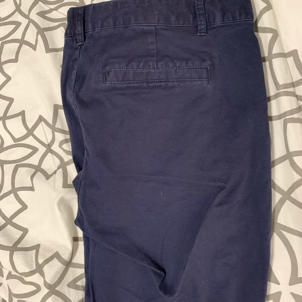 Navy khakis